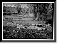 Manzanar War Relocation Center, Merritt Park, Independence vicinity, Inyo County, CA - 2, Vintage Print