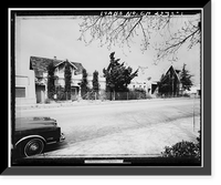 First Nazarene Church of Ontario, 126 East C Street, Ontario, San Bernardino County, CA, Antique Print