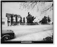 First Nazarene Church of Ontario, 126 East C Street, Ontario, San Bernardino County, CA, Antique Print