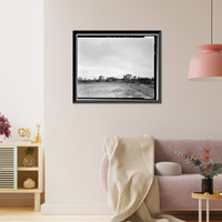 Historic Framed Print, Buffalo Ranch, 2418 MacArthur Boulevard, Irvine, Orange County, CA - 3,  17-7/8" x 21-7/8"