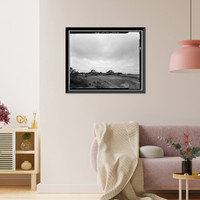 Historic Framed Print, Buffalo Ranch, 2418 MacArthur Boulevard, Irvine, Orange County, CA - 4,  17-7/8" x 21-7/8"