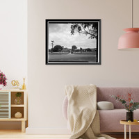 Historic Framed Print, Buffalo Ranch, 2418 MacArthur Boulevard, Irvine, Orange County, CA - 8,  17-7/8" x 21-7/8"