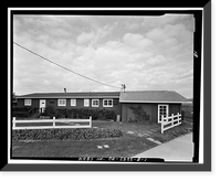 Historic Framed Print, Buffalo Ranch, Office Building, 2418 MacArthur Boulevard, Irvine, Orange County, CA,  17-7/8" x 21-7/8"