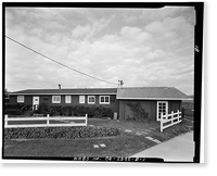 Historic Framed Print, Buffalo Ranch, Office Building, 2418 MacArthur Boulevard, Irvine, Orange County, CA,  17-7/8" x 21-7/8"