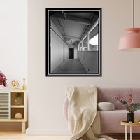 Historic Framed Print, Buffalo Ranch, Office Building, 2418 MacArthur Boulevard, Irvine, Orange County, CA - 9,  17-7/8" x 21-7/8"