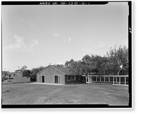 Buffalo Ranch, Lunch Room & Library, 2418 MacArthur Boulevard, Irvine, Orange County, CA Classic, Antique Print