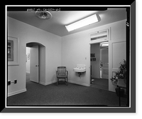 Lancaster County Center, Health Center Office, 4845 Cedar Avenue, Lancaster, Los Angeles County, CA - 5, Historic Print