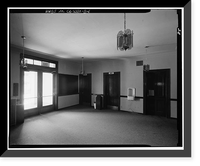 Lancaster County Center, Memorial Hall & Courthouse/Library, 4845 Cedar Avenue, Lancaster, Los Angeles County, CA - 6, Vintage Poster