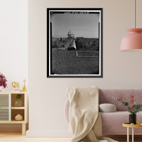 Jet Propulsion Laboratory Edwards Facility, Test Stand A, Edwards Air Force Base, Boron vicinity, Kern County, CA - 10, Antique Wall Art