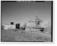 Jet Propulsion Laboratory Edwards Facility, Test Stand A, Edwards Air Force Base, Boron vicinity, Kern County, CA - 13, Vintage Print