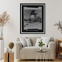 Jet Propulsion Laboratory Edwards Facility, Test Stand D, Edwards Air Force Base, Boron vicinity, Kern County, CA - 26, Antique Wall Art