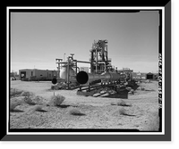 Jet Propulsion Laboratory Edwards Facility, Test Stand D, Edwards Air Force Base, Boron vicinity, Kern County, CA - 32, Antique Print