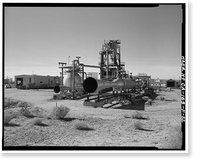 Jet Propulsion Laboratory Edwards Facility, Test Stand D, Edwards Air Force Base, Boron vicinity, Kern County, CA - 32, Antique Print