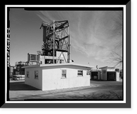 Jet Propulsion Laboratory Edwards Facility, Test Stand D, Workshop, Edwards Air Force Base, Boron vicinity, Kern County, CA - 2, Antique Wall Art