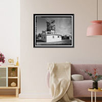 Jet Propulsion Laboratory Edwards Facility, Test Stand D, Workshop, Edwards Air Force Base, Boron vicinity, Kern County, CA - 2, Antique Wall Art