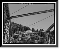 Baxterville Bridge, Spanning Rio Grande River at Masonic Park Drive, South Fork vicinity, Rio Grande County, CO - 16, Vintage Print