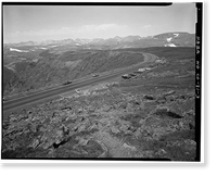 Trail Ridge Road, Between Estes Park & Grand Lake, Estes Park vicinity, Larimer County, CO - 3 Classic, Antique Print