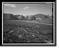 Historic Framed Print, Trail Ridge Road, Between Estes Park & Grand Lake, Estes Park vicinity, Larimer County, CO - 4,  17-7/8" x 21-7/8"