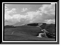 Historic Framed Print, Trail Ridge Road, Between Estes Park & Grand Lake, Estes Park vicinity, Larimer County, CO - 17,  17-7/8" x 21-7/8"