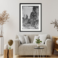 Historic Framed Print, City Hall, Arras,  17-7/8" x 21-7/8"