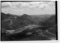 Fall River Road, Between Estes Park & Fall River Pass, Estes Park vicinity, Larimer County, CO - 9, Historic Print