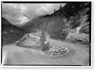 Fall River Road, Between Estes Park & Fall River Pass, Estes Park vicinity, Larimer County, CO - 12 Classic, Antique Print