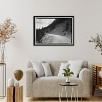 Fall River Road, Between Estes Park & Fall River Pass, Estes Park vicinity, Larimer County, CO - 13, Vintage Print