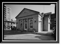 Historic Framed Print, Embassy Gulf Sevice Center, 2200 P Street, Northwest, Washington, District of Columbia, DC,  17-7/8" x 21-7/8"