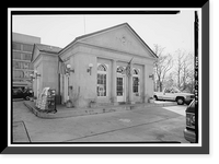 Historic Framed Print, Embassy Gulf Sevice Center, 2200 P Street, Northwest, Washington, District of Columbia, DC - 2,  17-7/8" x 21-7/8"