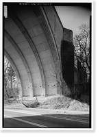 Calvert Street Bridge, Spanning Rock Creek & Potomac Parkway, Washington, District of Columbia, DC - 5, Historic Print