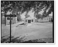 Fort McPherson, World War II Station Hospital, G. U. Treatment Unit Barracks, Nininger Way, Atlanta, Fulton County, GA Classic, Antique Print