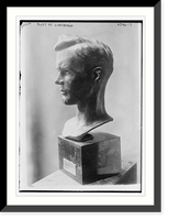 Historic Framed Print, Lindbergh bust,  17-7/8" x 21-7/8"