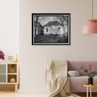 Historic Framed Print, Springer-Bize-Farley House, 934 Fifth Avenue, Columbus, Muscogee County, GA - 4,  17-7/8" x 21-7/8"