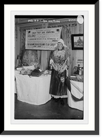 Historic Framed Print, Mrs. H.A.C. Van Der Flier,  17-7/8" x 21-7/8"