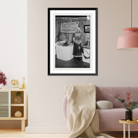 Historic Framed Print, Mrs. H.A.C. Van Der Flier,  17-7/8" x 21-7/8"