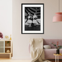 Historic Framed Print, Luella Duys & Eleanor Horrmann,  17-7/8" x 21-7/8"