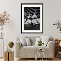 Historic Framed Print, Luella Duys & Eleanor Horrmann,  17-7/8" x 21-7/8"