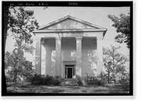 Kenworthy Hall, State Highway 14 (Greensboro Road), Marion, Perry County, AL - 21, Antique Print