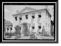 Historic Framed Print, Baber House, Walnut Street, Macon, Bibb County, GA - 3,  17-7/8" x 21-7/8"