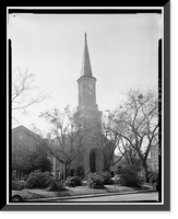First Presbyterian Church, 682-690 Mulberry Street, Macon, Bibb County, GA, Historic Print