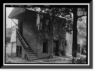 Historic Framed Print, Slade Houses, 453 Walnut Street, Macon, Bibb County, GA - 4,  17-7/8" x 21-7/8"
