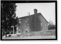 Eagle Tavern, Macon Road, Watkinsville, Oconee County, GA, Historic Print