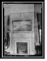 Historic Framed Print, Judge Platt House, Lexington, Oglethorpe County, GA - 2,  17-7/8" x 21-7/8"