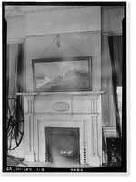 Historic Framed Print, Judge Platt House, Lexington, Oglethorpe County, GA - 2,  17-7/8" x 21-7/8"