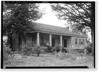 Historic Framed Print, Saims-Bacon House, Lexington, Oglethorpe County, GA,  17-7/8" x 21-7/8"