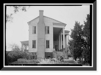 Historic Framed Print, Gilmer House, Lexington, Oglethorpe County, GA - 2,  17-7/8" x 21-7/8"