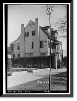 Women's Club, 825 Greene Street, Augusta, Richmond County, GA, Vintage Print