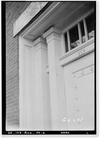 Historic Framed Print, Oertel House, 638 Greene Street, Augusta, Richmond County, GA - 6,  17-7/8" x 21-7/8"