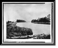 Augusta Canal, Augusta, Richmond County, GA - 22, Antique Print