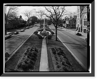 Historic Framed Print, Greene Street Historic District, Greene Street, Gordon Highway to Augusta Canal Bri, Augusta, Richmond County, GA,  17-7/8" x 21-7/8"